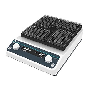 Шейкер для микропланшетов JOANLAB VM-600D (500–1200 об/мин, 4 глубоких планшета)
