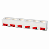 Колбонагреватель аналоговый шестиместный OmnisLab Optimum HMF-610 (6×1 л, до 450 °C)
