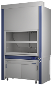 Шкаф приточно-вытяжной с дренажной системой для работы с дымящими кислотами ЛАБ-PRO ШПВК 150.90.260 PP-PVC