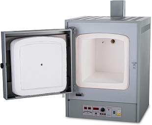 Муфельная печь СКТБ СПУ ЭКПС-50, арт. 5101 (1100 °C, 50 л, МКУ, вытяжка)