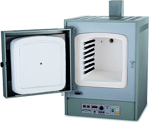 Муфельная печь СКТБ СПУ ЭКПС-50, арт. 5107 (1250 °C, 50 л, МКУ, вытяжка)