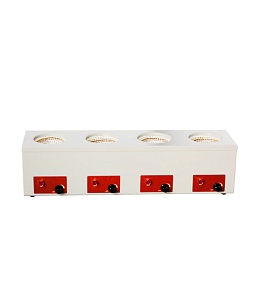 Колбонагреватель аналоговый двухместный OmnisLab Optimum HMF-202 (2×250 мл, до 450 °C)