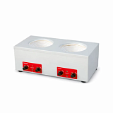 Колбонагреватель аналоговый двухместный с перемешиванием OmnisLab Optimum HMF-210S (2×1 л, до 450 °C)