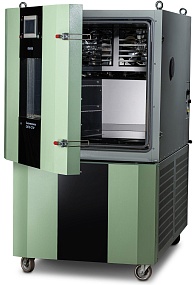 Климатическая камера тепло-холод СПУ КТХ-600-75/150 СД (600 л, −75…+150 °C, фисташковый корпус)