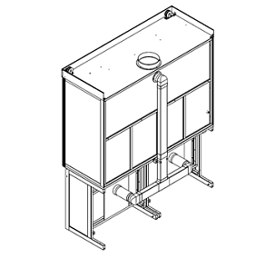 Система вентиляции тумбы (СВТ) ЛАБ-PRO СВТ-ШВ 180
