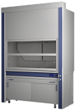 Шкаф приточно-вытяжной с дренажной системой для работы с дымящими кислотами ЛАБ-PRO ШПВК 180.90.260 PP-PVC