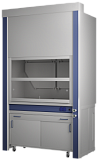 Шкаф приточно-вытяжной с дренажной системой для работы с дымящими кислотами ЛАБ-PRO ШПВК 150.90.260 PP-PVC